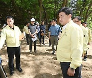 경기광주시, 폭우피해 지역 2차 피해 막기 위해 '신속한 복구 추진'