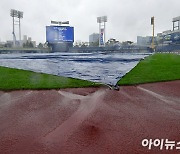 25일 프로야구 한화-NC전 우천 노게임 선언