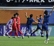 U-17 아시안컵, 태국 만회골