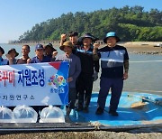 충남도 수산자원硏, 5개 시군에 주꾸미 60만 마리 방류