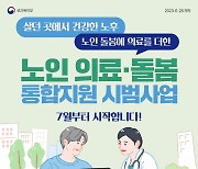 노인 돌봄 모델 만든다…전국 12개 시군구 대상 시범사업