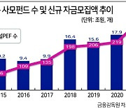 신규 PEF, 첫 역성장...자금 조달 어려워졌다