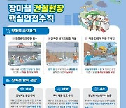 고용노동부 진주지청, 장마·폭염 대비 사고예방 현장점검