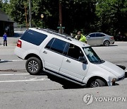 USA ATLANTA SINKHOLE ACCIDENT