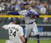 Dodgers Rockies Baseball