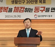 김종훈 울산 동구청장 "1년간 알찬 결실, 생활인구 20만명으로 늘리겠다"