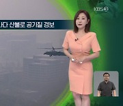 [지구촌 날씨] 미국 중서부, 캐나다 산불로 공기질 경보