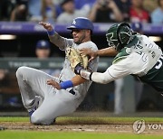 APTOPIX Dodgers Rockies Baseball