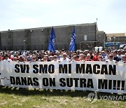 CROATIA EMERGENCY TEAMS PROTEST