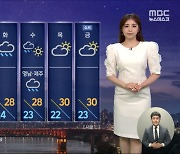 [날씨] 오전까지 경북·남해안 비‥주말 무더위 기승