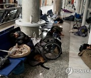 Argentina Homeless Living at the Airport