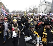 Proud Boys Banner Burning