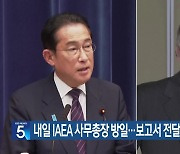 내일 IAEA 사무총장 방일…보고서 전달 후 기자회견