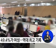 지방자치단체 여성공무원 비율 49.4%···역대 최고