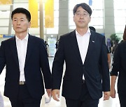 일본 오염수 항의 일본 출국하는 강성희 의원