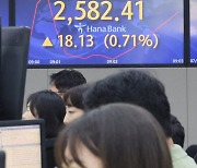 코스피, 0.7% 상승 출발…2,580대