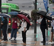 점점 굵어지는 빗줄기