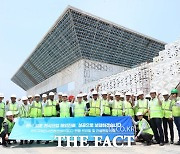 김동연, IICC 건설현장서 "경기도와 인도 경제협력" 강조