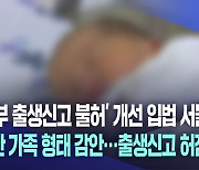 딸 출생신고 못 하는 미혼부···다양한 가족 형태 감안해야