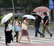 비 내리는 서울