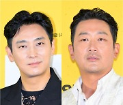 [T포토] 주지훈-하정우 '신과 함께 이후 다시 만난 얼굴'