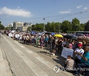 MOLDOVA OPOSITION PROTEST