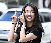 [Ms포토] 박하선 '수요일 힘차게!'