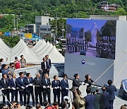 고 백선엽 장군 동상 제막식