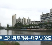 대구·경북 오전 비 그친 뒤 무더위…대구 낮 32도