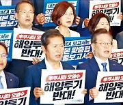 막나가는 野 "방류땐 日수산물 전체 수입금지 입법"