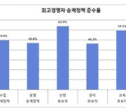 대기업 절반, 최고경영자 승계 원칙 없다