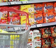 6월 라면값 상승률 13.4%로 또 최고치