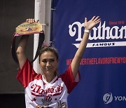 APTOPIX Hot Dog Eating Contest