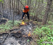 해외긴급구호대 '캐나다 산불 진화' 활동 개시