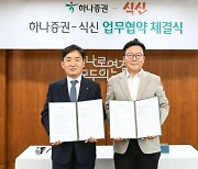 하나증권, 푸드테크 '식신'과 외식업 분야 STO 구축 업무협약