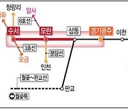 철도공단, 수서~광주 복선전철 2·3공구 공사 발주