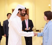 이영, UAE 경제부 장관 3번째 만남…"중소벤처 협력강화"