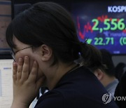 코스피, 0.9% 하락 마감…2,550대서 장 종료