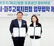 문 닫은 파주 법원초등학교, 지역주민 위한 문화공간으로 변신한다