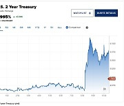 美국채 장중폭락 2년물 최고 5.12%…옐런 방중 '선물'인가