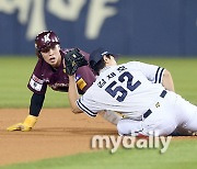 [MD포토] 김혜성 '믿을 수 없는 도루 실패'