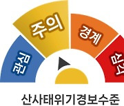 산림청, 광주전남 산사태 위기 경보 '주의'로 상향 발령