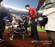 악송구에 머리 맞고 쓰러진 카메라멘, 안와골절 진단