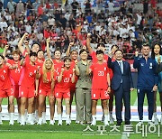 [ST포토] 여자축구대표팀, 출정식 기념촬영