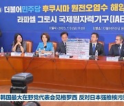 중국 CCTV, 민주당과 IAEA 사무총장 면담 보도