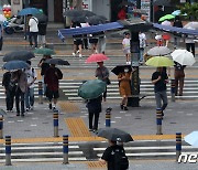 부산, 밤까지 소낙성 비...예상 강수량 5~20mm