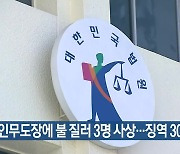 성인무도장에 불 질러 3명 사상…징역 30년