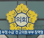 ‘보조금 부정 수급’ 전 군의원 부부 징역형