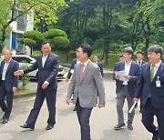 박민식 국가보훈부 장관-이창성 위원장, 수원 장안구 보훈복지타운 현장 방문