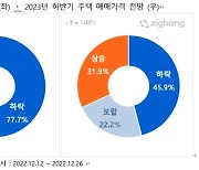 "집값 아직도 불안"… 하반기 전망, '상승 32% vs 하락 46%'